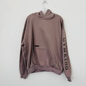 Gym King Mauve Purple Pullover Hoodie Men’s Size XXL